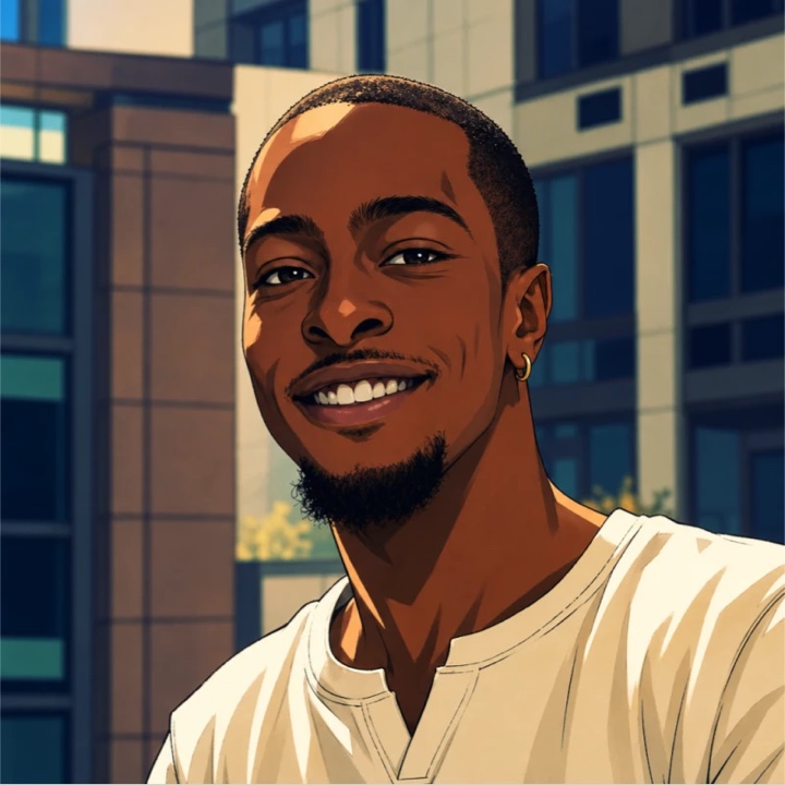 Portrait of Isaac Mbambo.
